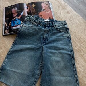 Wrangler Women's Cowboy Longline Denim Shorts